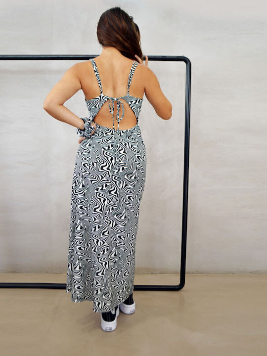 Rochie Maxi de Vară pentru Femei Negru