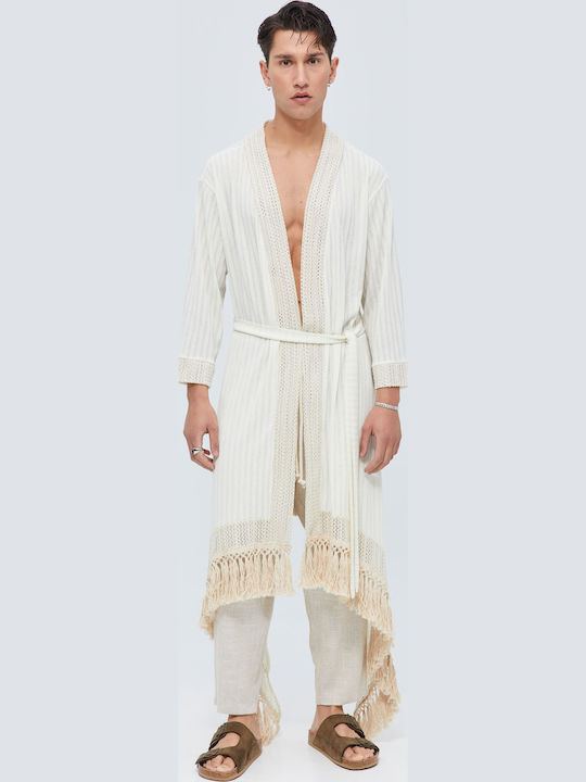 Men's Cardigan Beige
