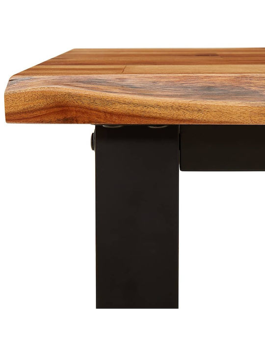 Καρέκλα Τραπεζαρίας Ξύλινη Καφέ 110x35x45εκ.