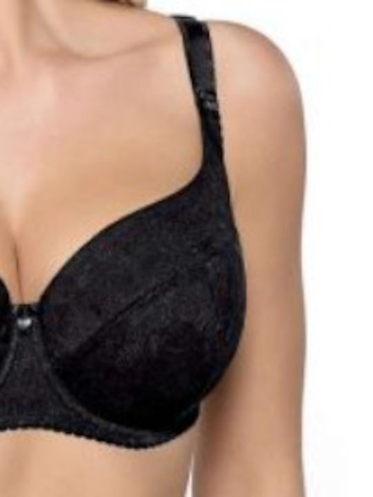 Gaia Micaela Bra with Light Padding Black