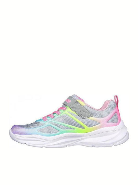 Power Jams Kids Sneakers with Scratch Silver