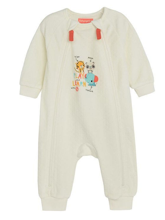 Cool Club Baby Bodysuit Set Long-Sleeved with Accessories Ecru