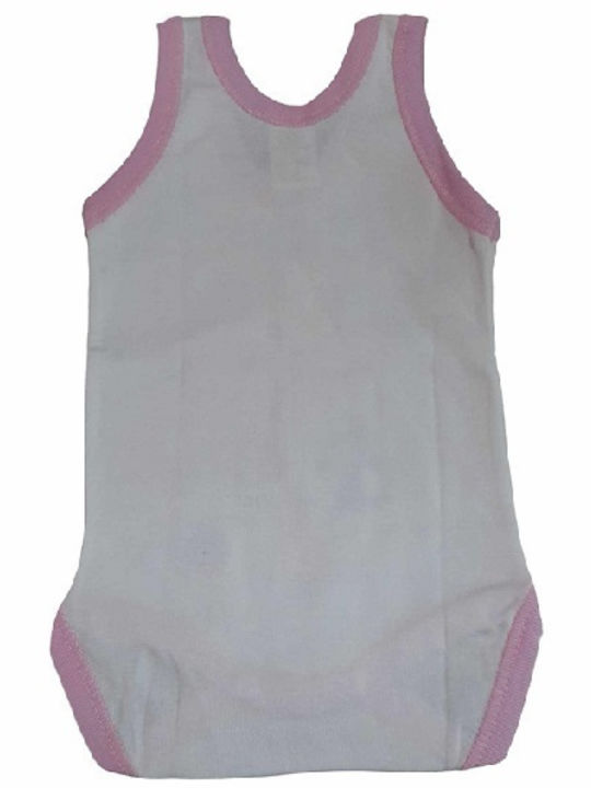 Afoi Giannakopouloi Baby Bodysuit Set Sleeveless White