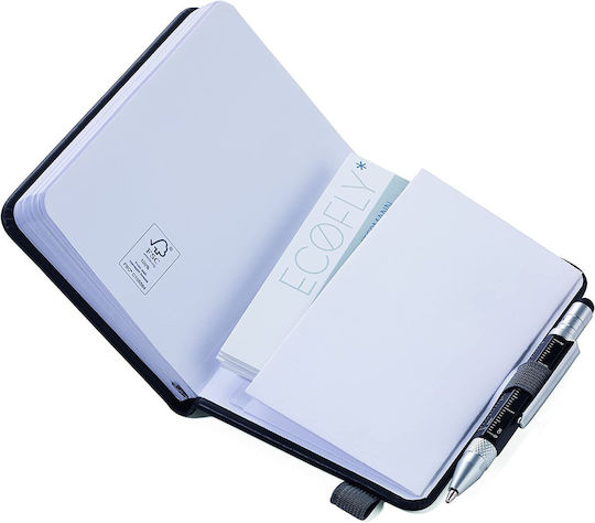 Troika Carnet A7 cu Pagini Albe , Elastic și Suport pentru Stilou Galben