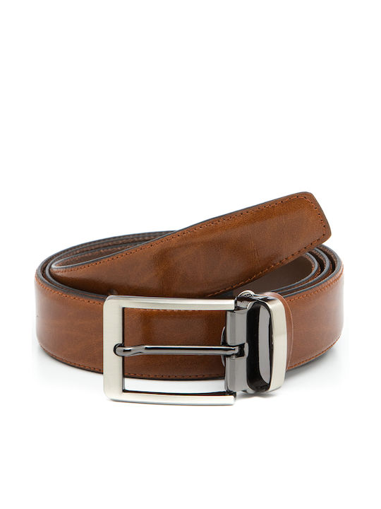 Men's smooth leather belt William G. 497126 TAMPA BELTS