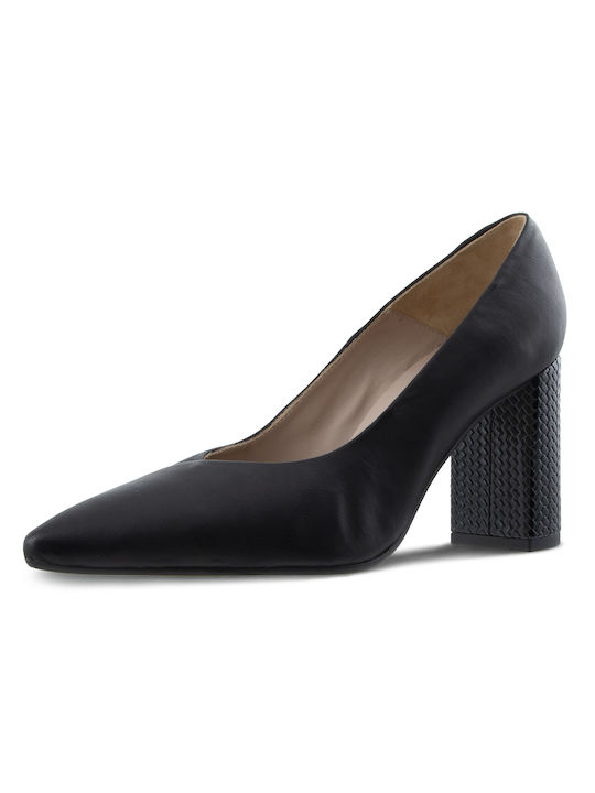 Damen Kroko Absatz Pumps Paola Ferri D8130 Schwarz GOVA