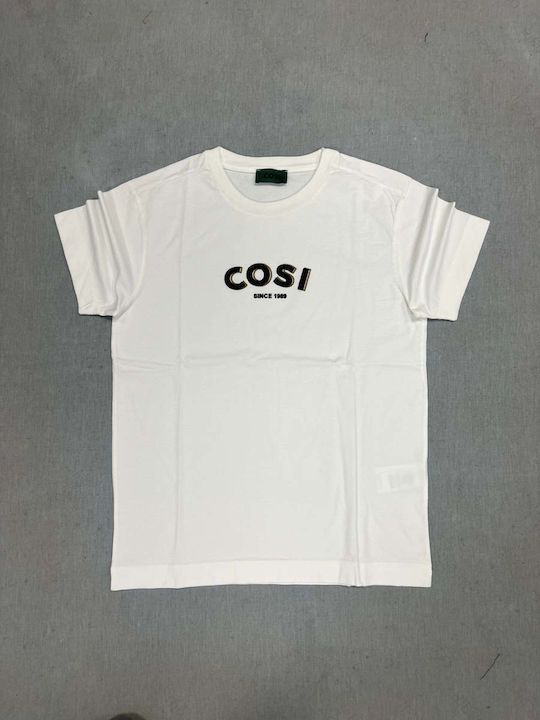 Cosi Jeans Ανδρικό T-shirt Κοντομάνικο Χρυσό