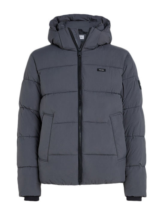 Winter Jacket Puffer Coffee.