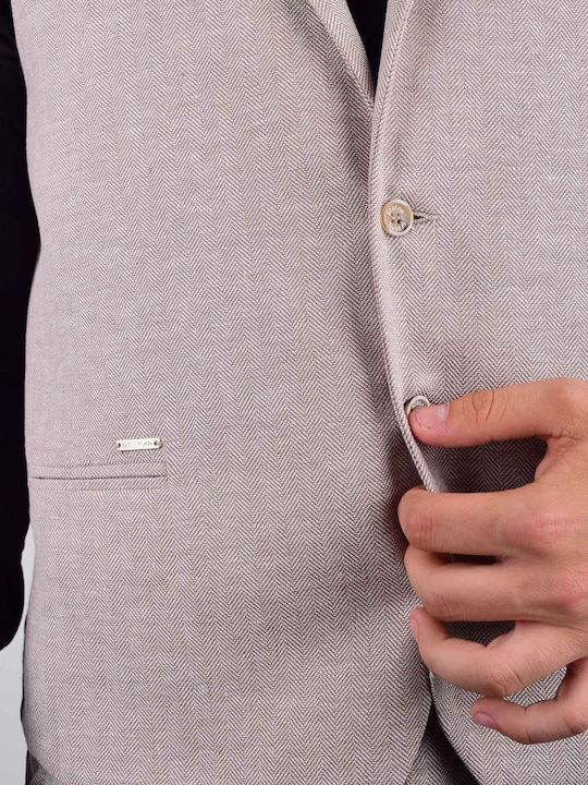 Men's Vest Beige