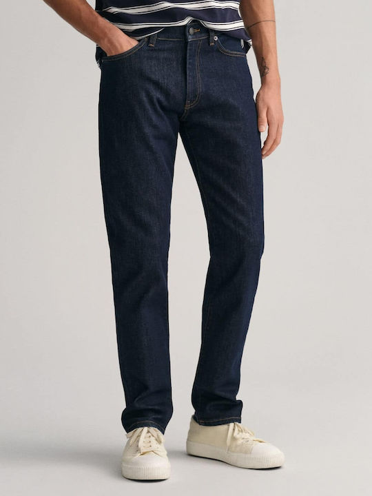 Men's Jeans Pants with Slim Fit Navy Blue