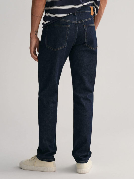 Gant Ανδρικό Παντελόνι Τζιν Slim Fit Navy Μπλε