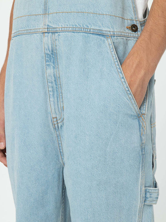 Men's Jeans Overalls with Regular Fit Blue