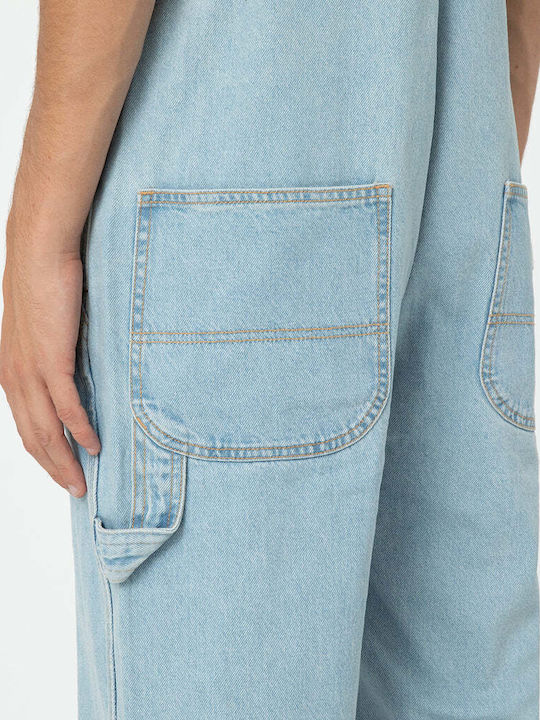 Men's Jeans Overalls with Regular Fit Blue