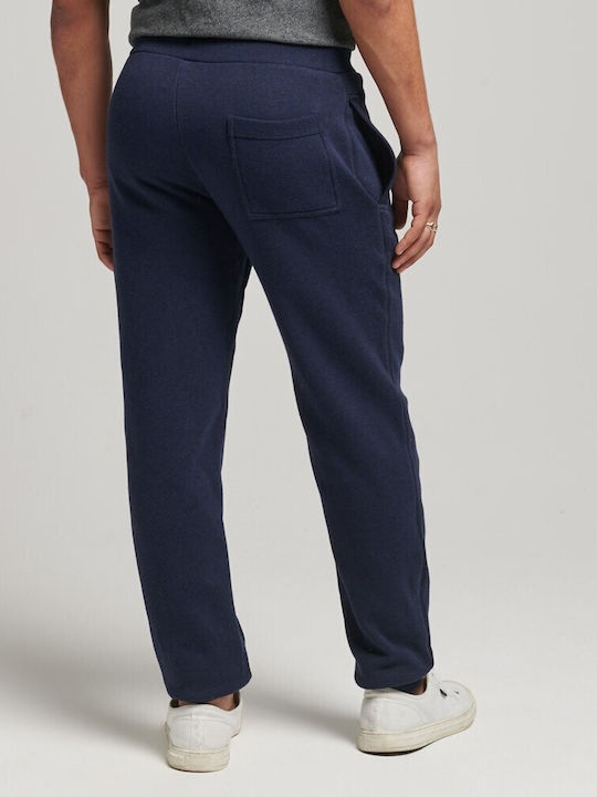 Superdry Men's Sweatpants with Rubber Navy Blue