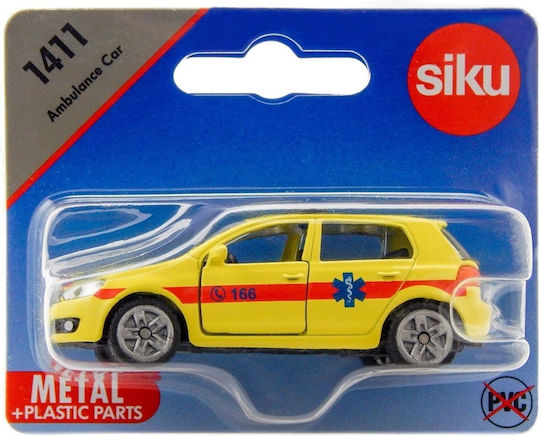 Siku Ambulance VW Golf 6 Greek Toy Car Ambulance for 3++ Years 1411