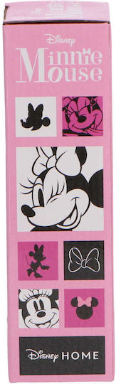 Minnie Mouse Παιδικό Παγούρι Minnie Αλουμινίου με Βιδωτό Καπάκι Non Spill Λευκό 600ml
