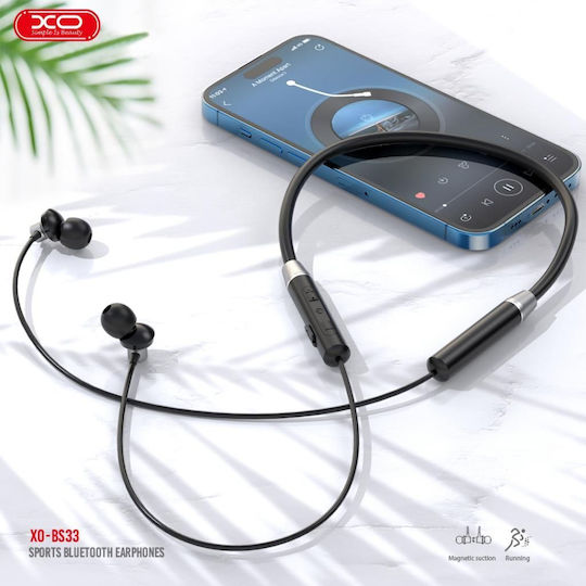XO BS33 In-ear Bluetooth Handsfree Ακουστικά Μαύρα