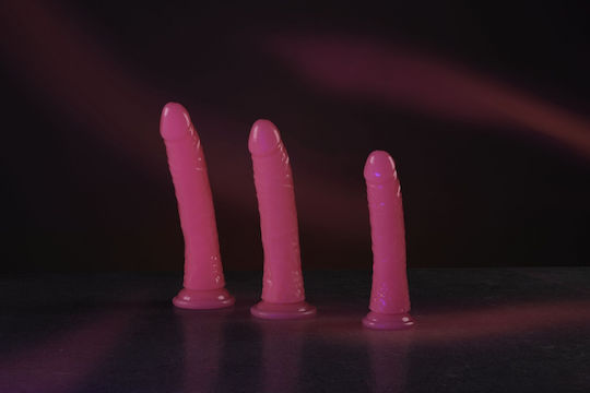 Shots Realistisches Dildo mit Hoden und Saugnapf Rosa 20cm