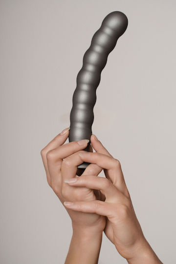 Shots Realistic Dildo with Scrotum and Suction Cup Grey 20.5cm