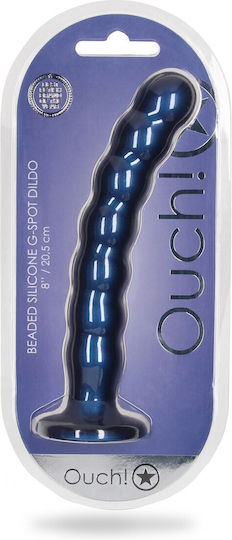 Shots Ρεαλιστικό Dildo με Όρχεις Μπλε 20.5cm