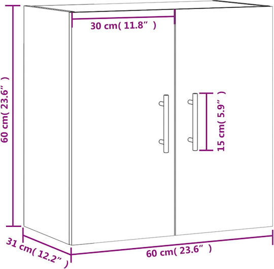vidaXL vidaXL Badezimmerschrank Waschmaschinen Grau