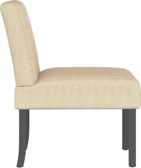 Sessel Samt Beige 48x64x72cm