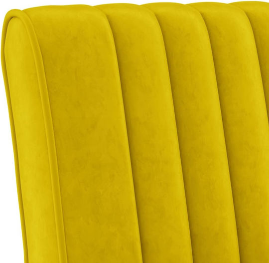 Armchair Yellow 48x64x72cm