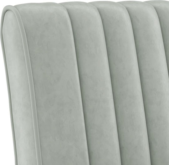 Sessel Samt Gray 48x64x72cm