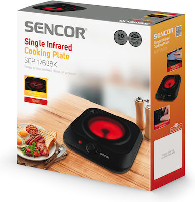 Sencor Ceramic Countertop Single Burner Black