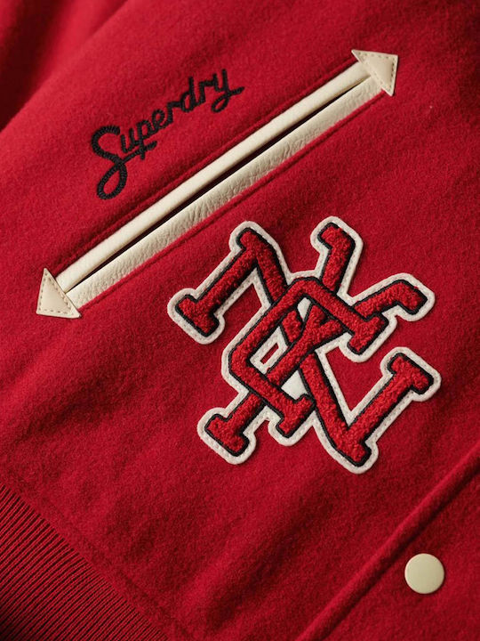 M D2 College Winter Jacket Red