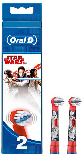 Oral-B Replacement Electric Toothbrush Heads Stages Power Star Wars Extra Soft 2 Pieces For 3+ Years