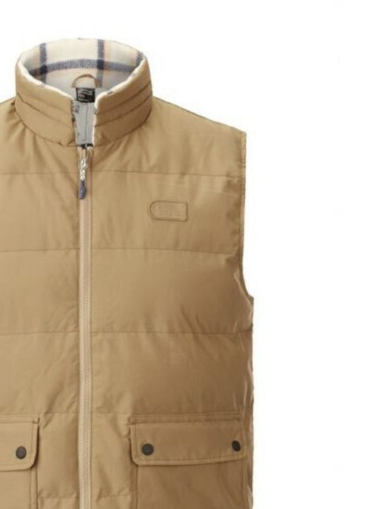 Sleeveless Jacket Beige