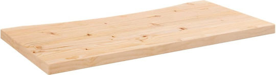 vidaXL Holz Rechteckig Betttablett mit Griffen in Braun Farbe 80x40x2.5cm 824425 1Stück