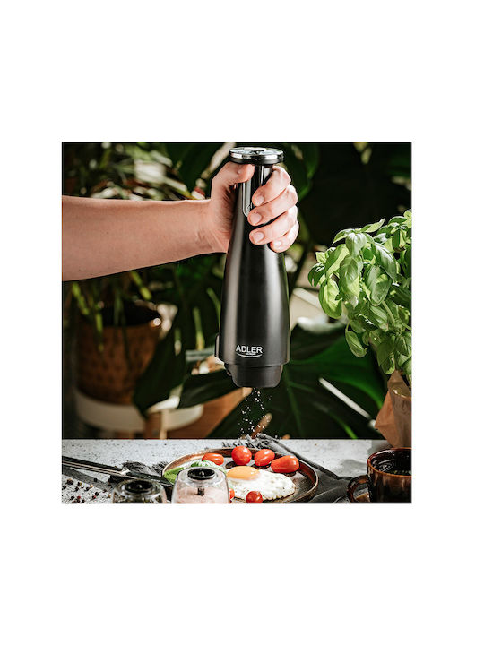 Adler Electric Set Spice Mills made of Ceramic in Black Color 8cm 3pcs