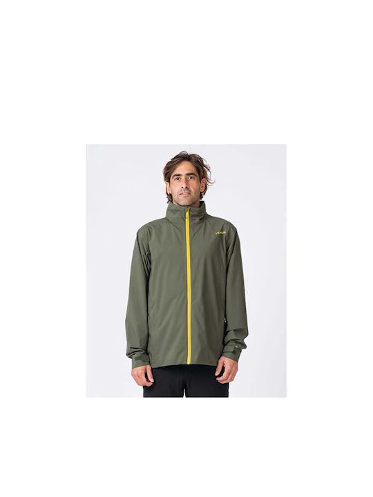 Ternua Men's Jacket Waterproof and Windproof Khaki