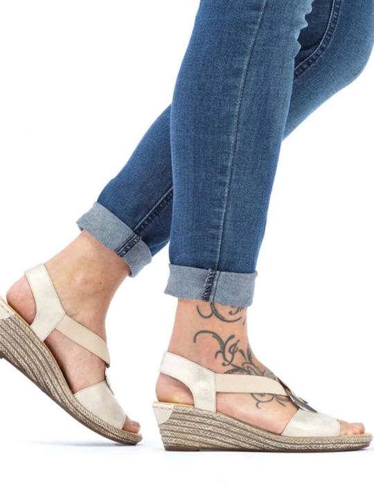 Platforme dama Anatomici Culoare Bej