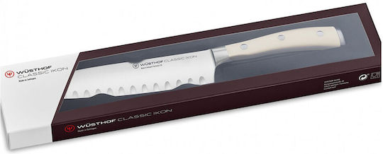 Wusthof Classic Ikon Knife Santoku from Stainless Steel Creme 17cm