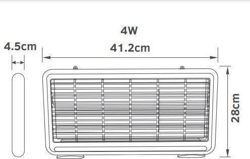 Panafan Line Me Electronic Bugg Zapper Led 4W