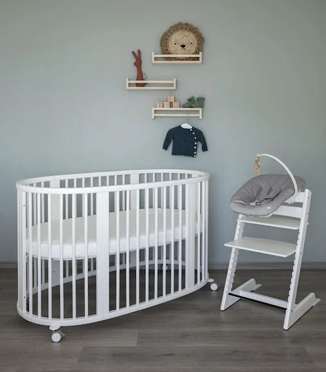 Stokke Leagăn Sleepi™ Alb Cu Saltea Și Roți