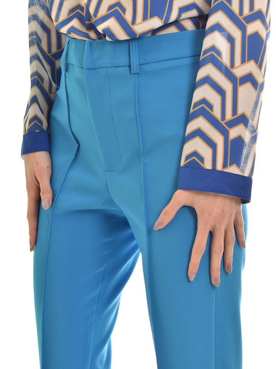 Damen Stoffhose Blau
