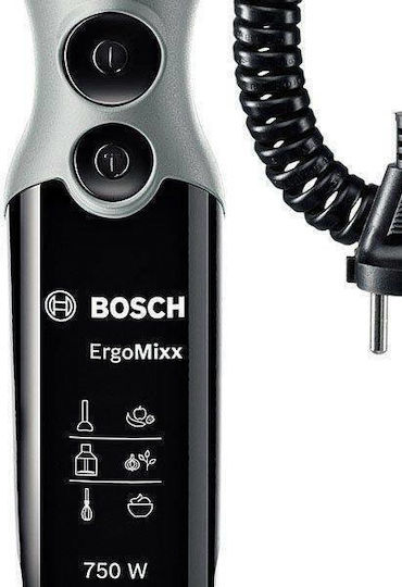 Bosch ErgoMixx Ραβδομπλέντερ με Ανοξείδωτη Ράβδο 750W Μαύρο