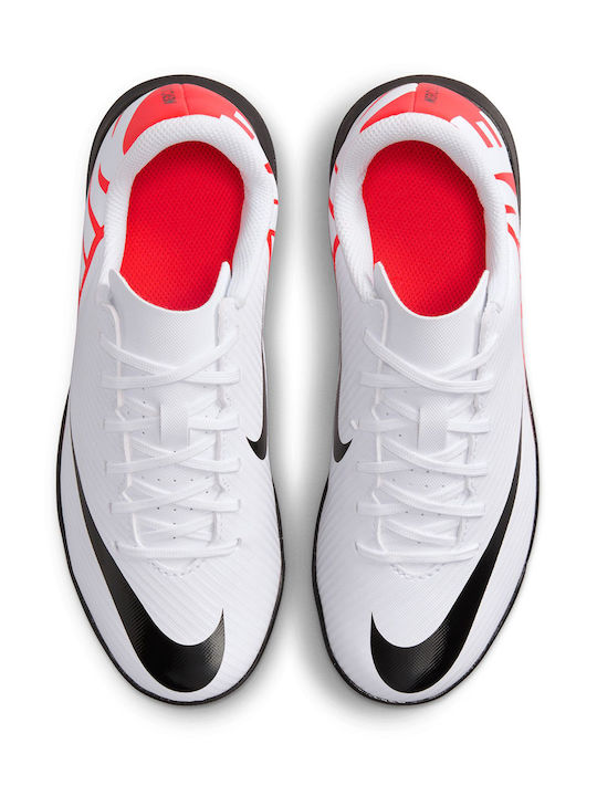 Mercurial Vapor 15 Club Kids Turf Soccer Shoes White