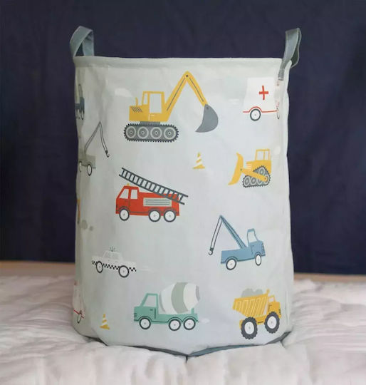 A Little Lovely Company Kinder Stoff-Aufbewahrungskorb Hellblau 40cm