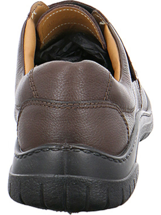 Leder Herren Freizeitschuhe Anatomisch Braun