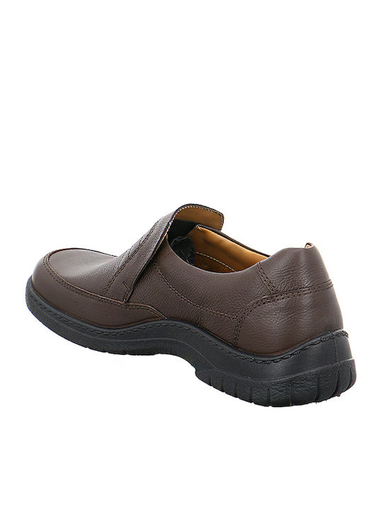 Leder Herren Freizeitschuhe Anatomisch Braun