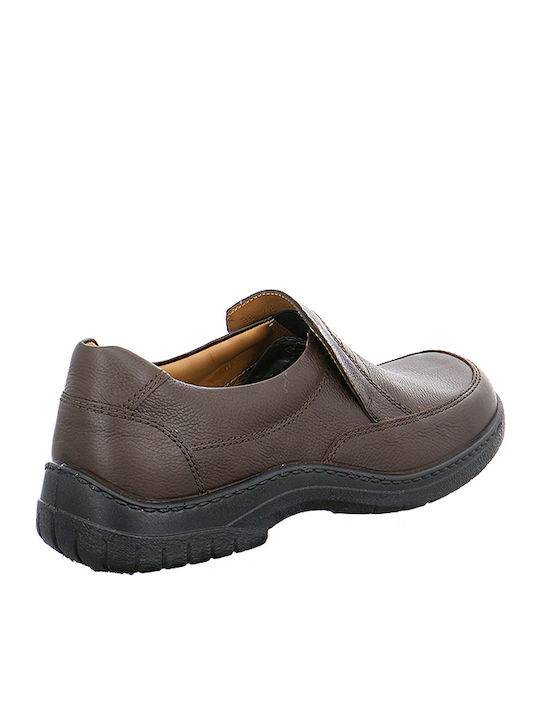 Leder Herren Freizeitschuhe Anatomisch Braun