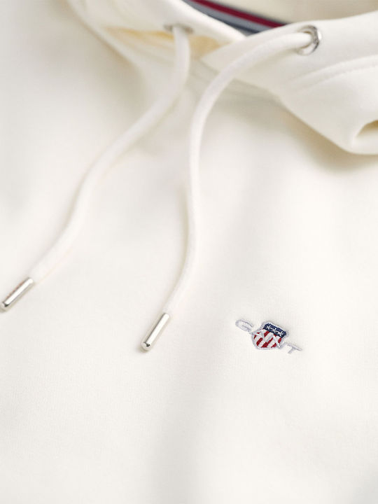 Sweatshirt with Hood White