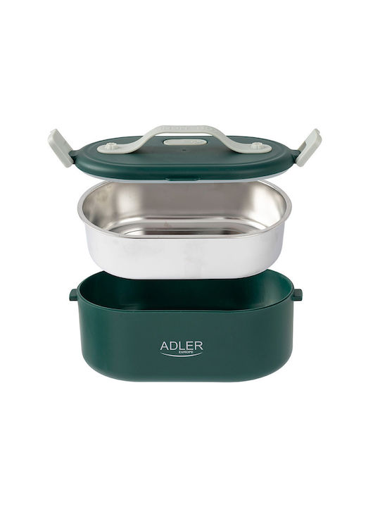 Adler Inox Electric Lunch Box Green 800ml