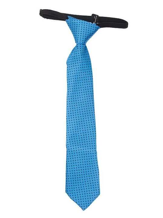 Papillon Kids Kids Suspenders Set with Tie with 3 Clips Light Blue