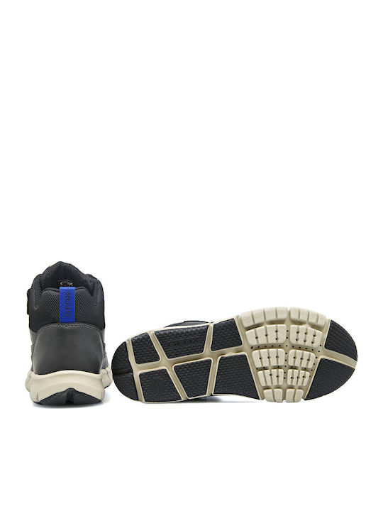 J Flexyper Kids Sneakers High with Scratch Black